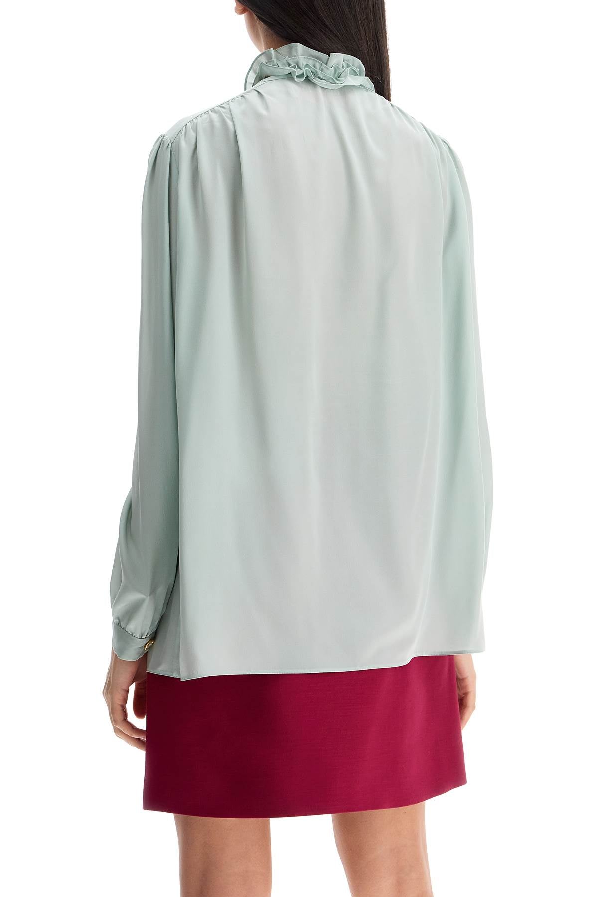 Valentino Garavani silk blouse with bow detail Topwear Valentino Garavani