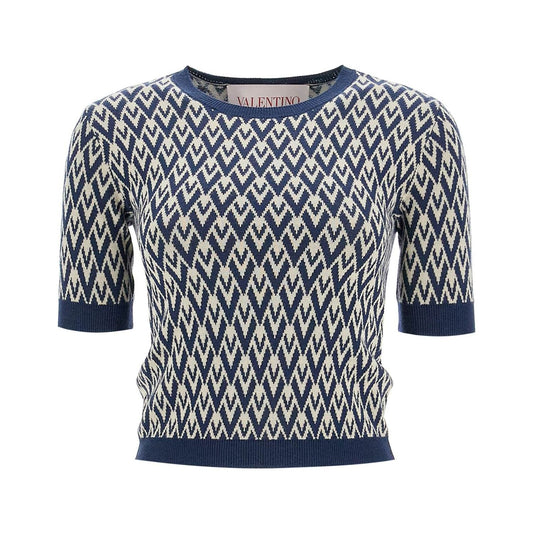 Valentino Garavani virgin wool jacquard knit