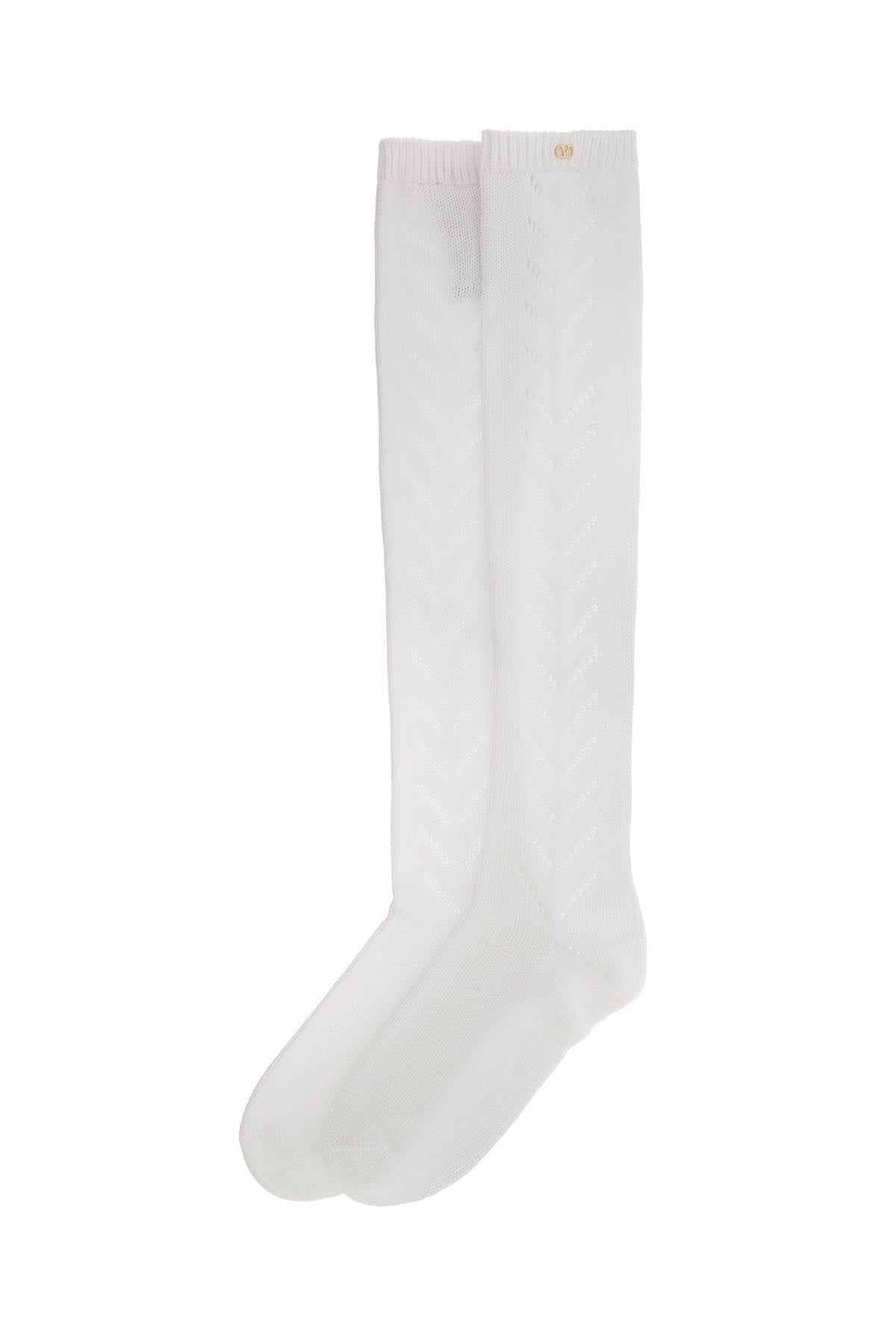 Valentino Garavani perforated cotton socks for Beachwear & underwear Valentino Garavani