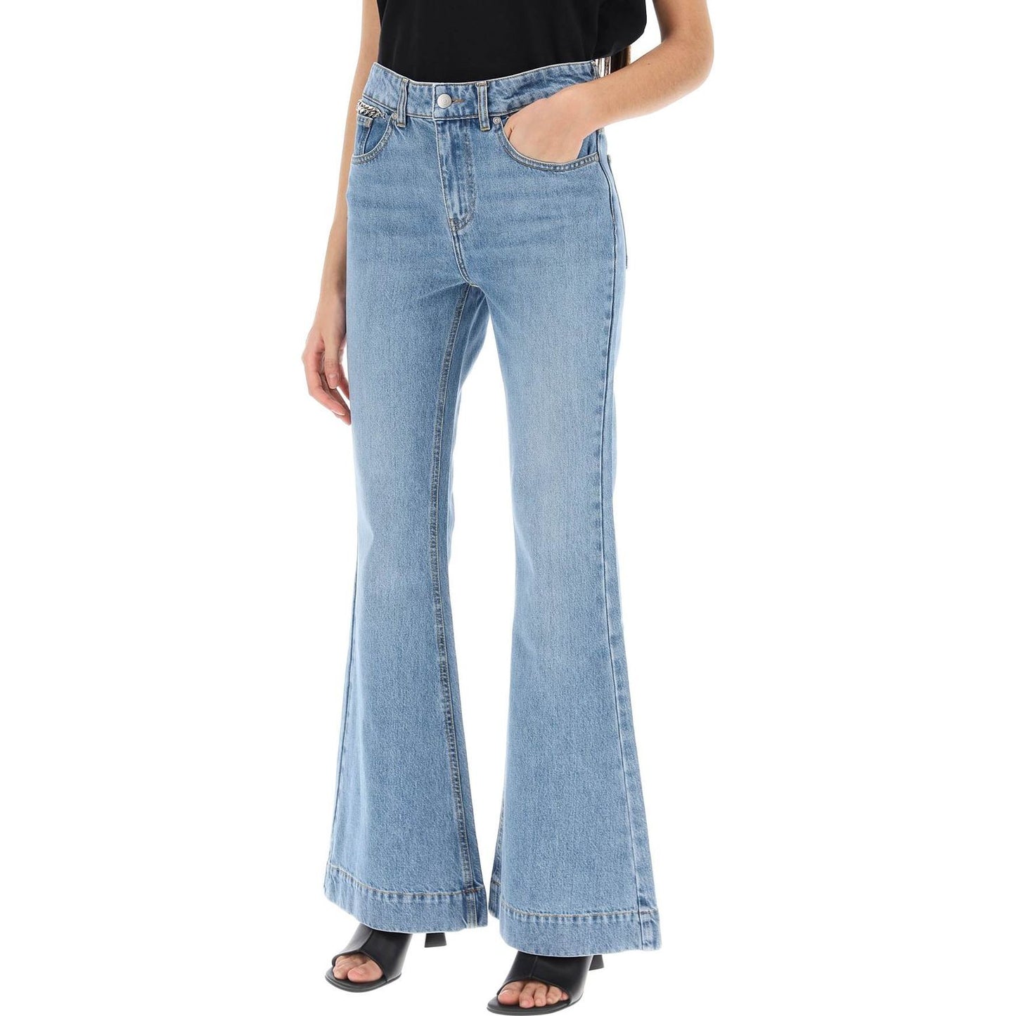 Stella McCartney flare falabella fl Jeans Stella McCartney