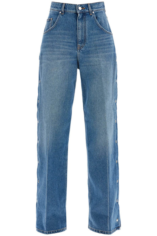 Stella McCartney buttoned ripped jeans with sl Jeans Stella McCartney