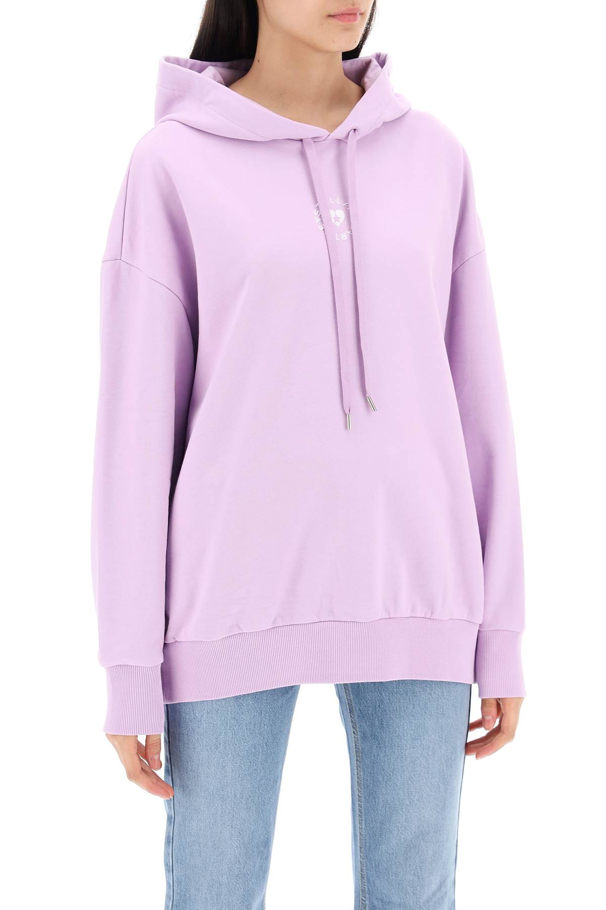 Stella McCartney iconic mini heart hooded sweatshirt Topwear Stella McCartney