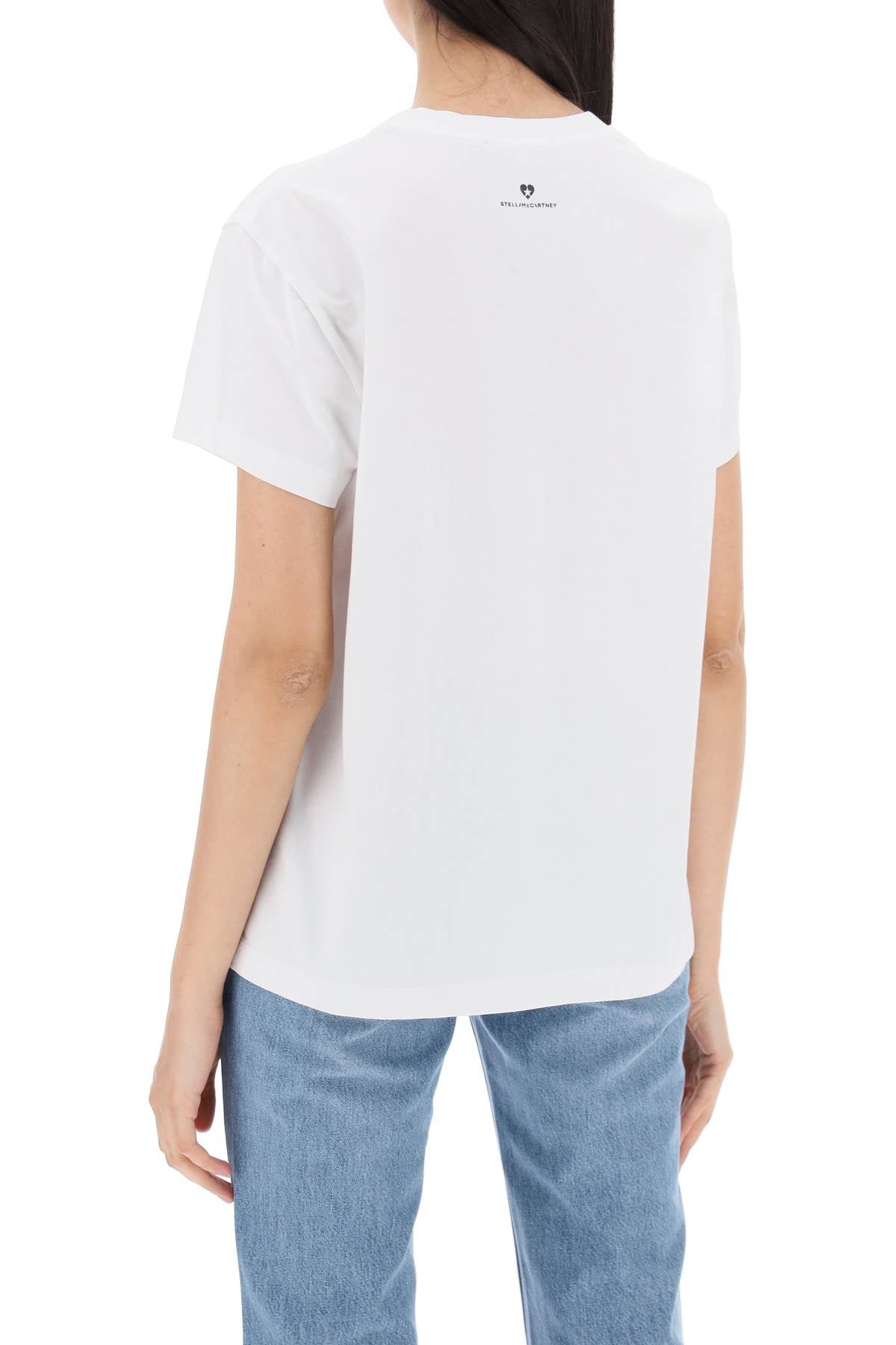 Stella McCartney iconic mini heart t-shirt Topwear Stella McCartney