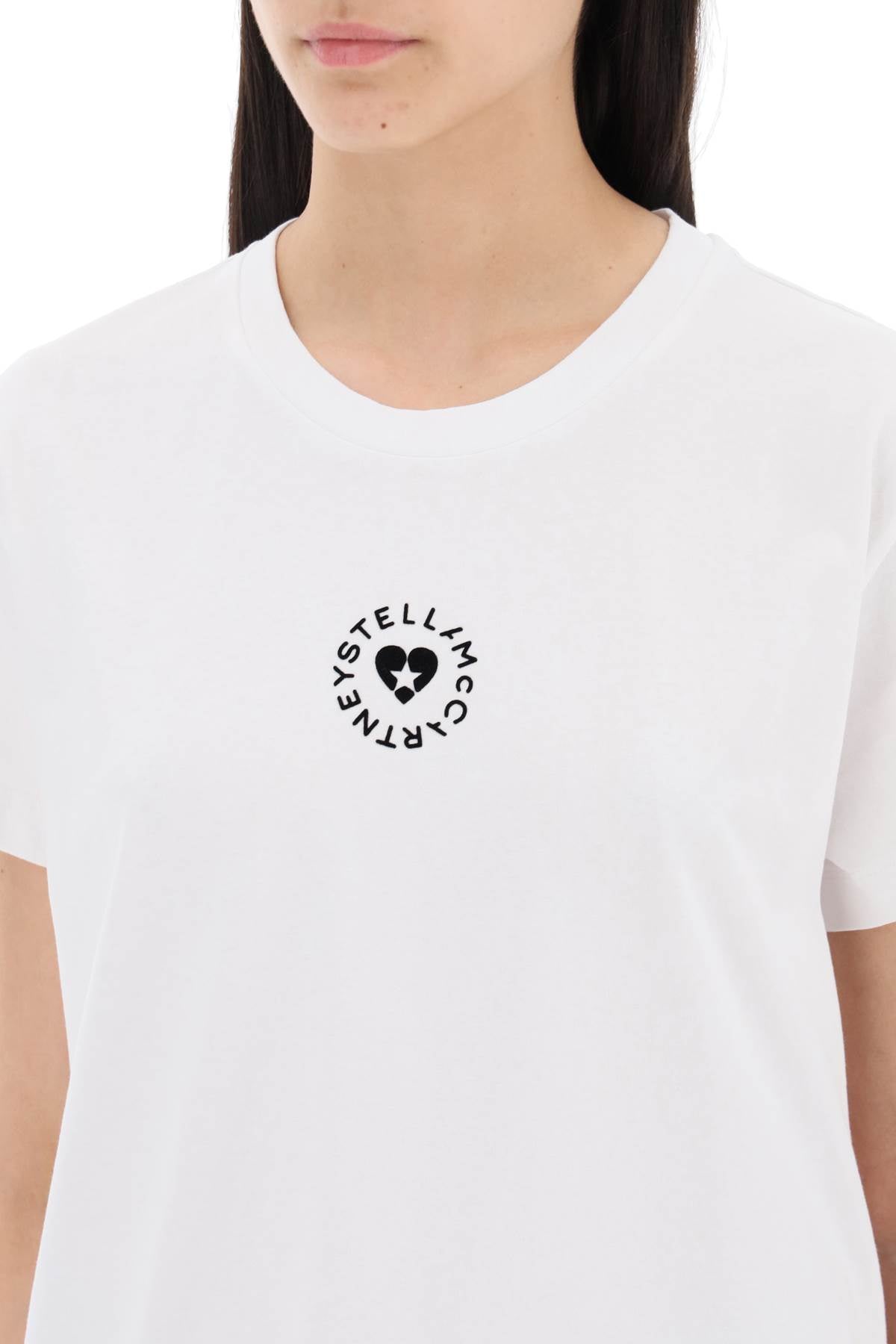 Stella McCartney iconic mini heart t-shirt Topwear Stella McCartney