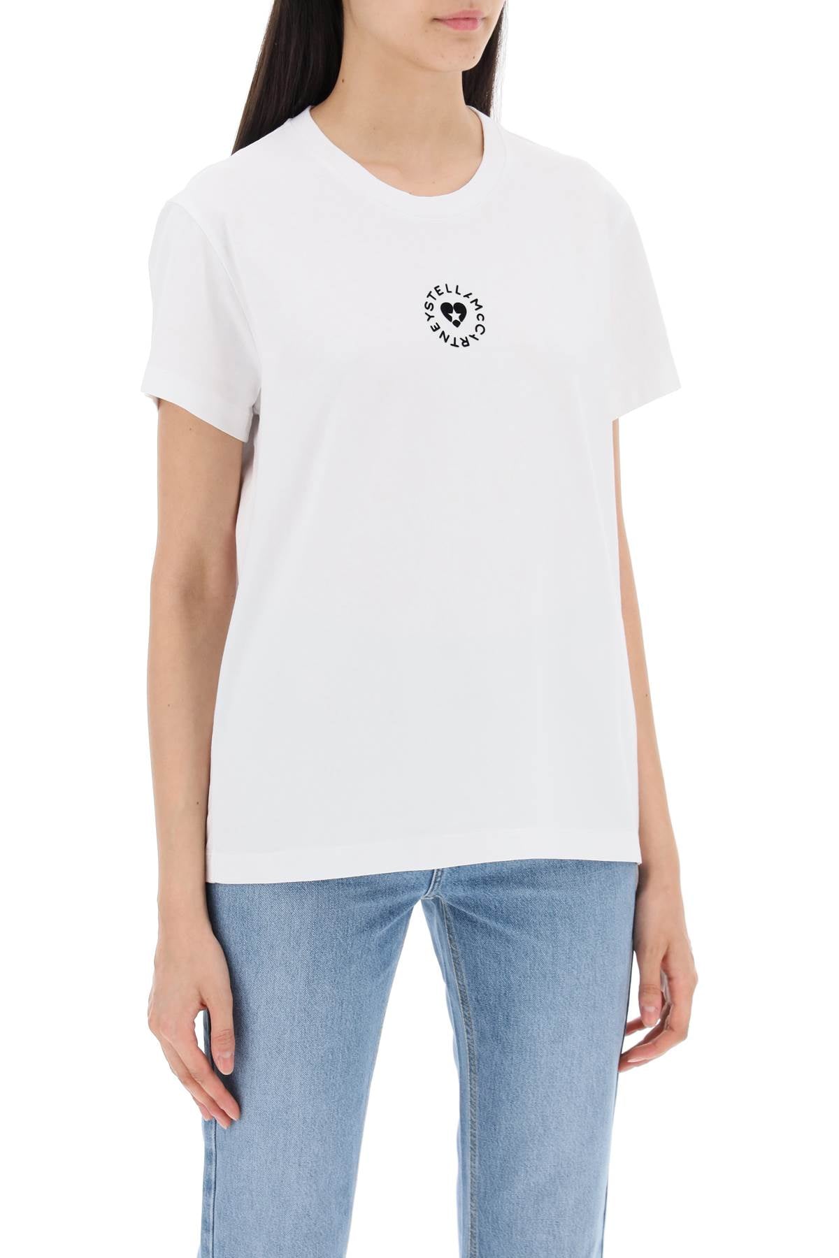 Stella McCartney iconic mini heart t-shirt Topwear Stella McCartney