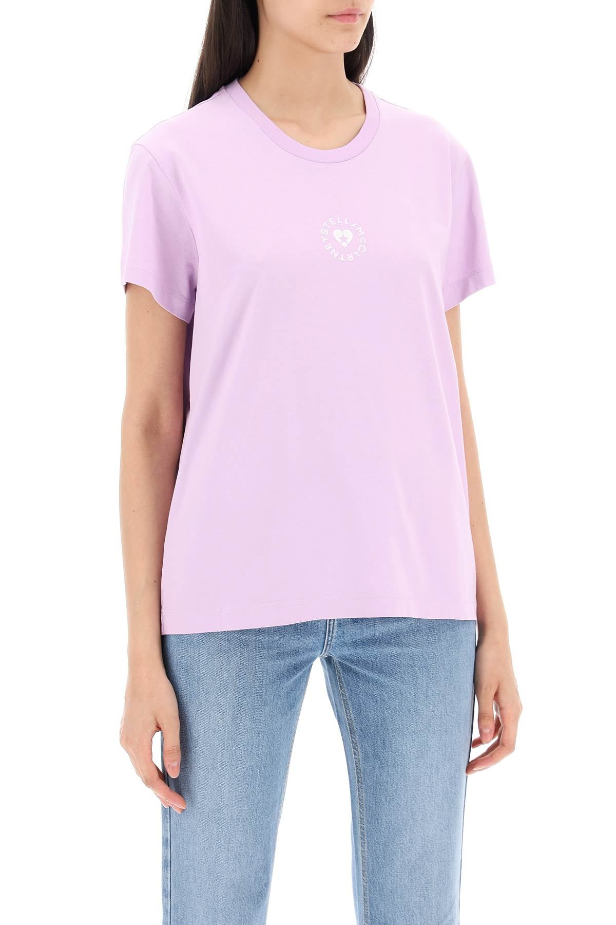 Stella McCartney iconic mini heart t-shirt Topwear Stella McCartney