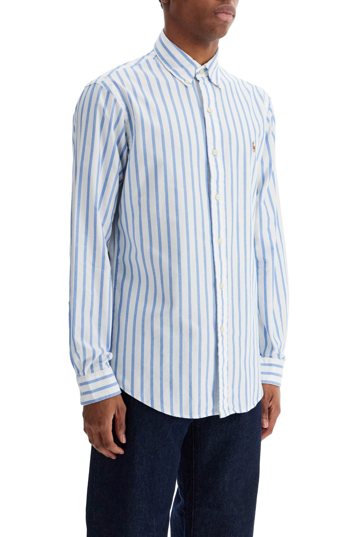 Polo Ralph Lauren custom fit shirt in striped oxford Shirts Polo Ralph Lauren