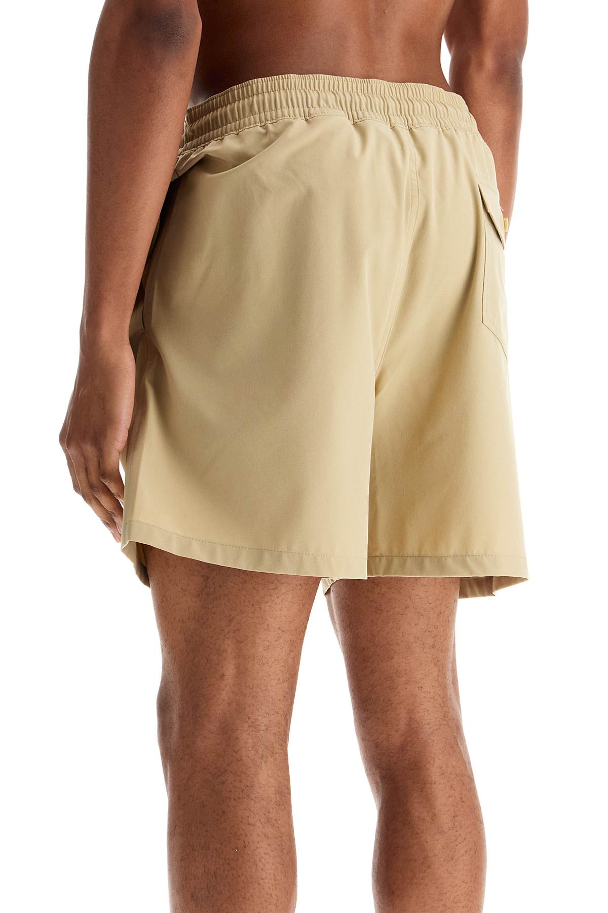 Polo Ralph Lauren beige solid color mid-trunk swim trunks in recycled polyester with pocket Beachwear & underwear Polo Ralph Lauren