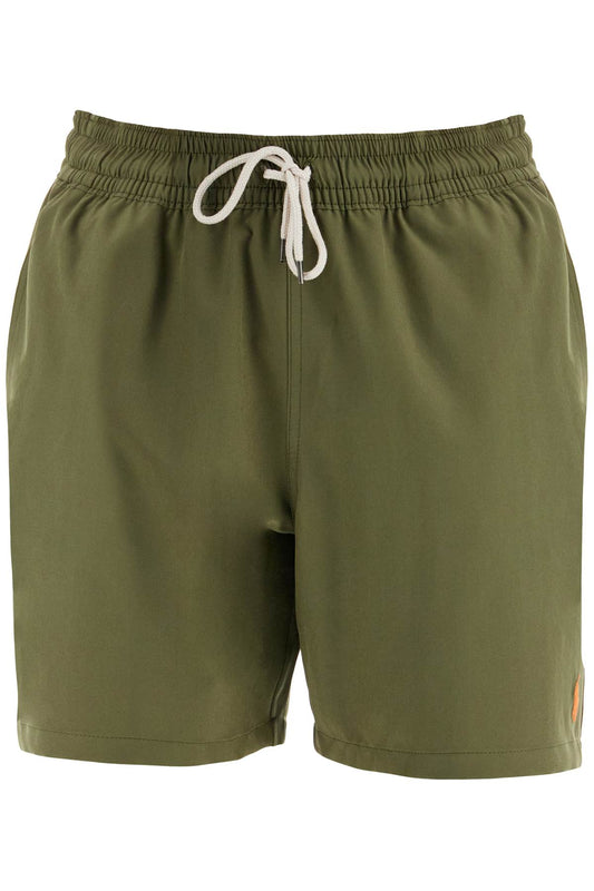 Polo Ralph Lauren olive green swim trunks in recycled polyester with embroidered logo Beachwear & underwear Polo Ralph Lauren