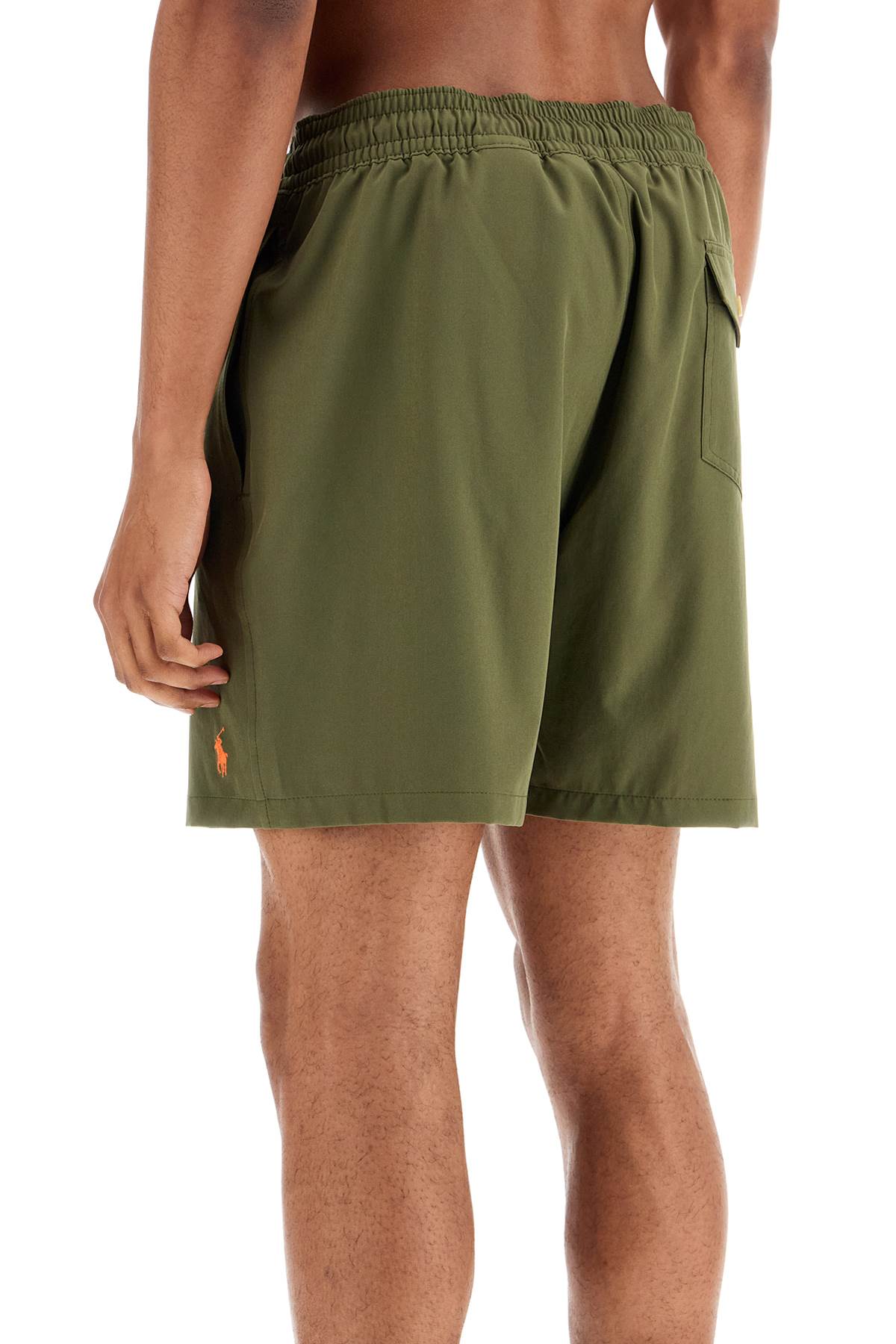 Polo Ralph Lauren olive green swim trunks in recycled polyester with embroidered logo Beachwear & underwear Polo Ralph Lauren