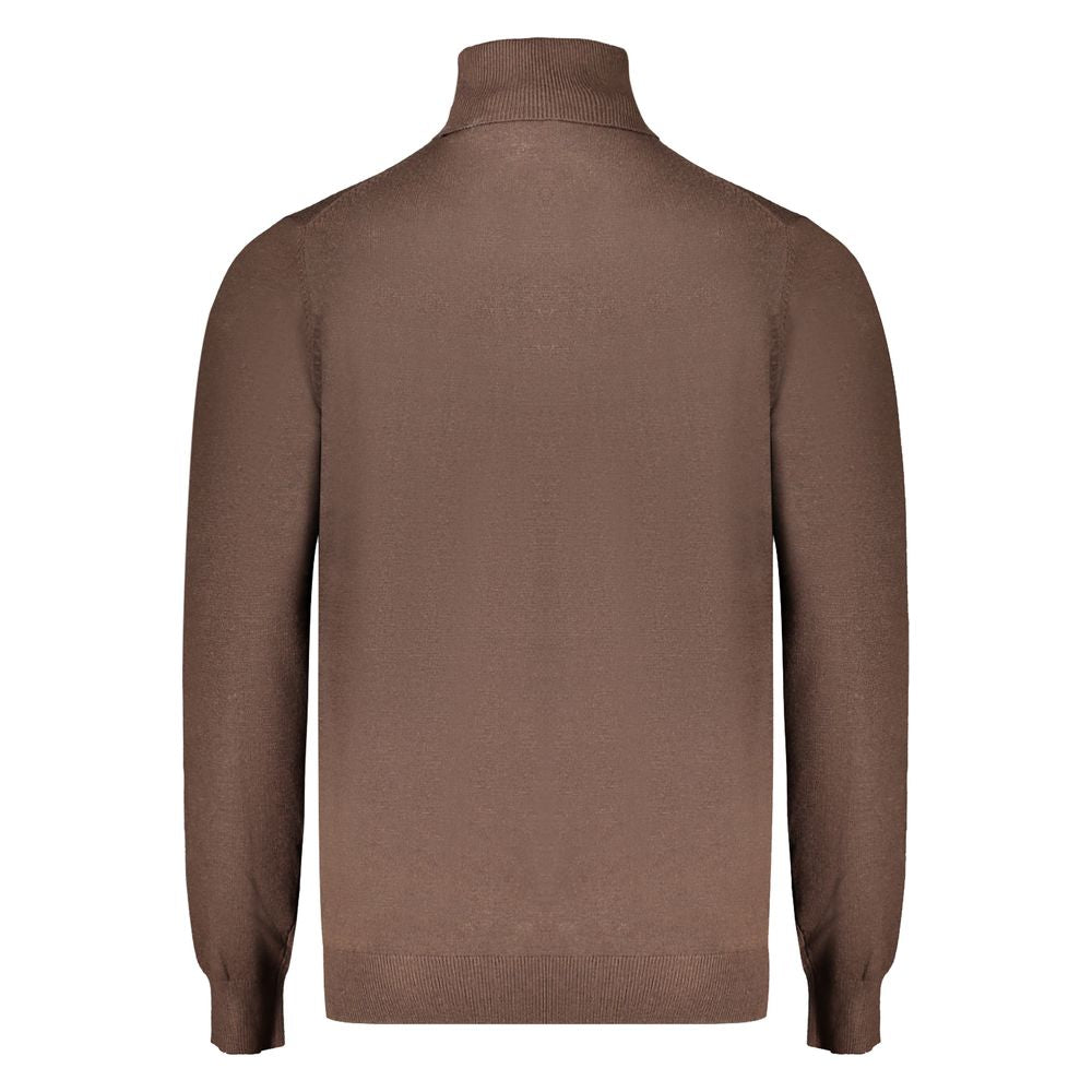 Norway 1963 Brown Polyester Turtleneck Norway 1963