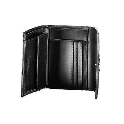 Calvin Klein Black Polyurethane Women Wallet
