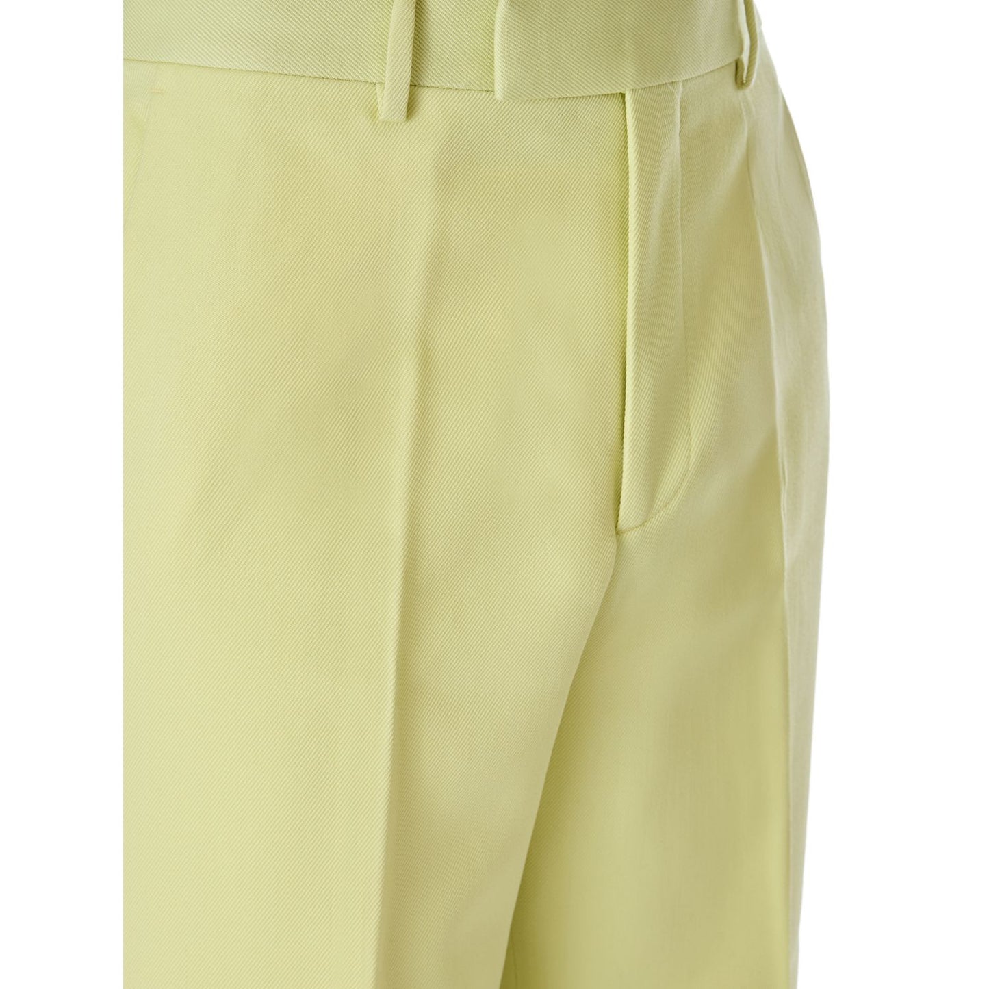 Gucci Lime Yellow Polyester Pants