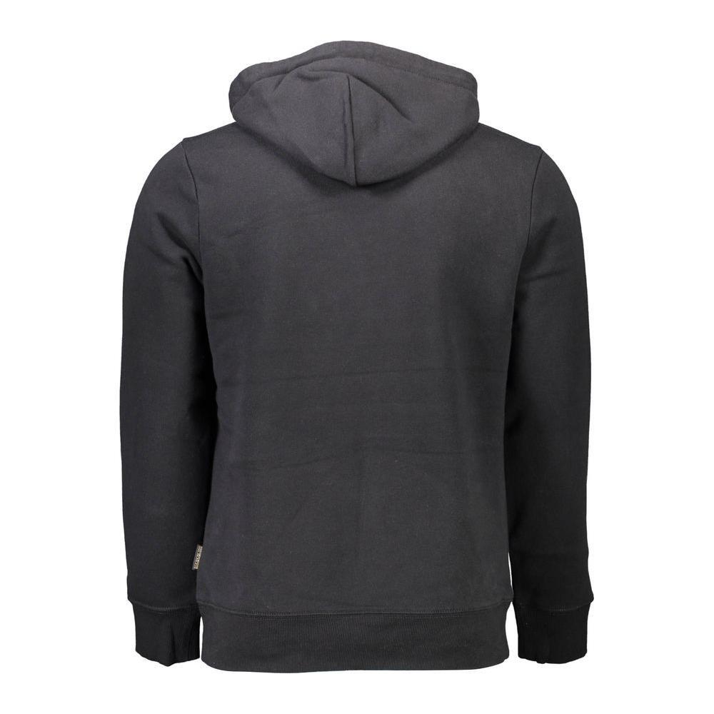 Napapijri Black Organic Cotton Men's Sweatshirt