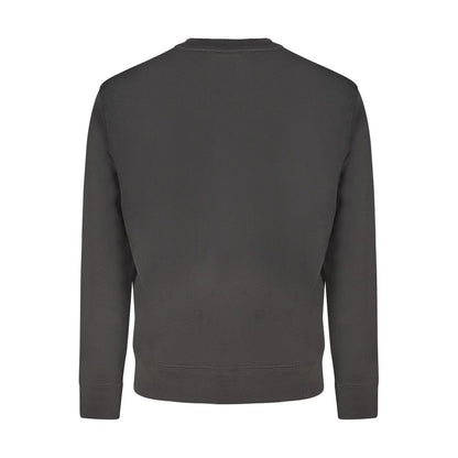 Hugo Boss Black Cotton Men Sweatshirt