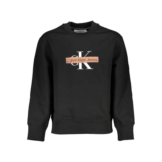 Calvin Klein Black Cotton Men's Sweatshirt 1728,67403481248,Black,Calvin Klein,Clothing,Men,New with tags,Sweaters - Clothing,Sweatshirts - Sweaters - Clothing,XL