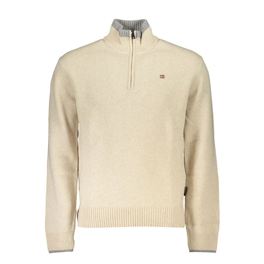 Napapijri Beige Fabric Sweatshirt Napapijri