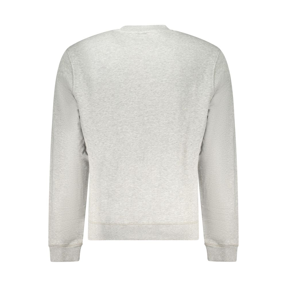 Napapijri Grigio Cotton Men Sweatshirt