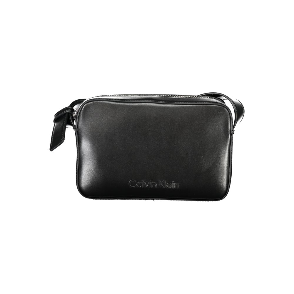 Calvin Klein Black Polyester Women Shoulder Bag