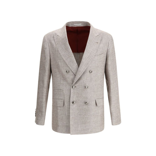 Brunello Cucinelli Light Brown Linen Blazer