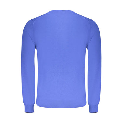 North Sails Blue Cotton Men's Sweater