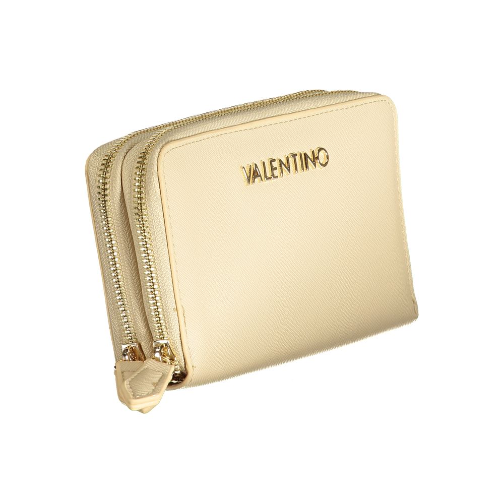 Mario Valentino Beige Polyurethane Women Wallet