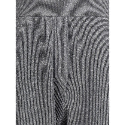 Brunello Cucinelli Gray Cotton Casual Pants
