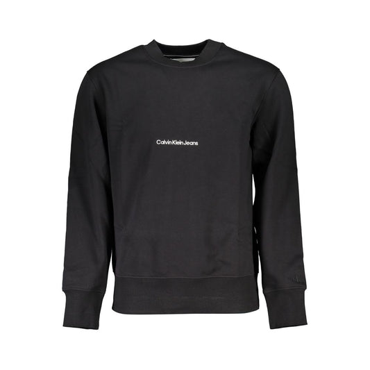 Calvin Klein Black Cotton Men's Sweatshirt 1728,67403481248,Black,Calvin Klein,Clothing,Men,New with tags,S,Sweaters - Clothing,Sweatshirts - Sweaters - Clothing,XL,XXL