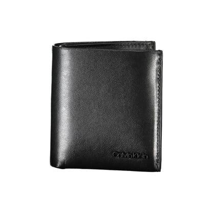 Calvin Klein Nero Leather Men Wallet 1728,67403481248,Accessories,Black,Calvin Klein,Men,New with tags,Wallets - Accessories,Wallets - Wallets - Accessories
