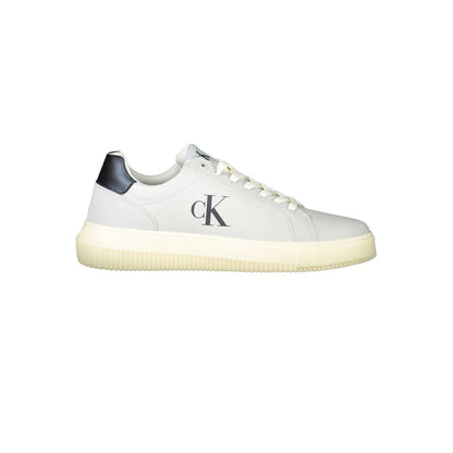 Calvin Klein White Polyurethane Men's Sneaker