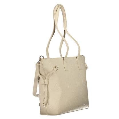Mario Valentino Beige Polyurethane Women's Handbag