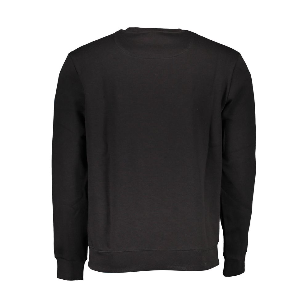 North Sails Black Cotton Men Sweatshirt