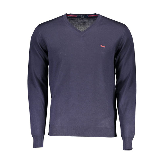 Harmont & Blaine Blue Wool Men's Sweater