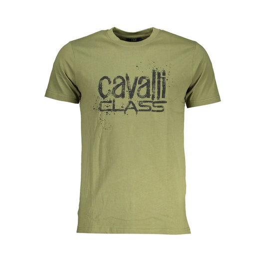 Cavalli Class Verde Cotton Men's T-Shirt