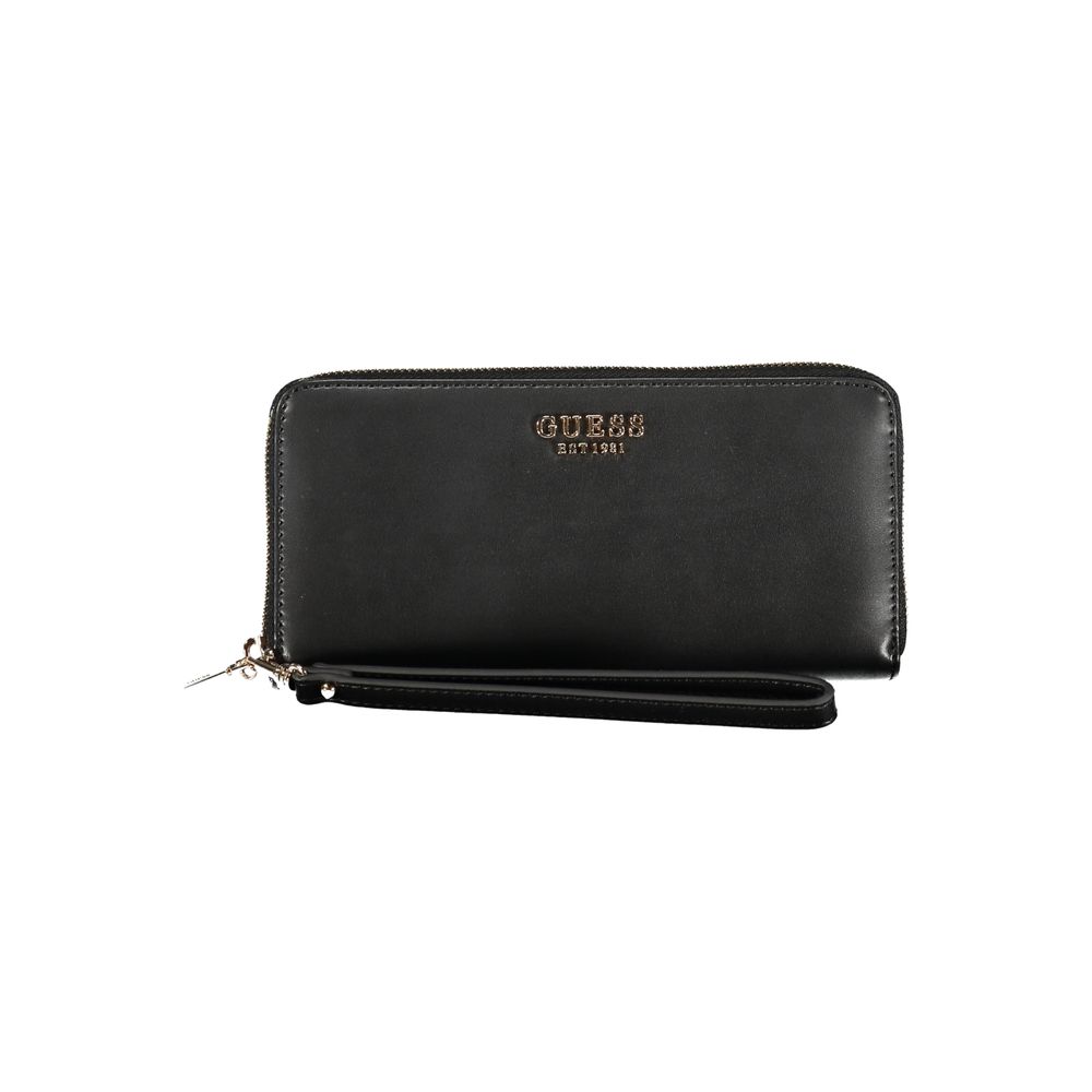 Guess Jeans Nero Polyurethane Women Wallet