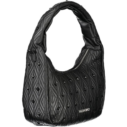 Mario Valentino Black Polyurethane Women's Bag