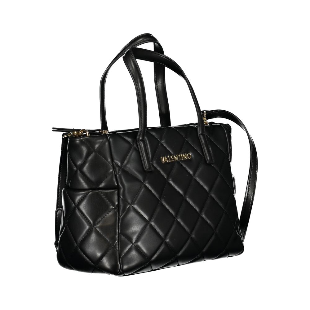 Mario Valentino Black Polyurethane Women's Handbag 1728,67403481248,Bags,Black,Handbags - Bags,Mario Valentino,New with tags,Women
