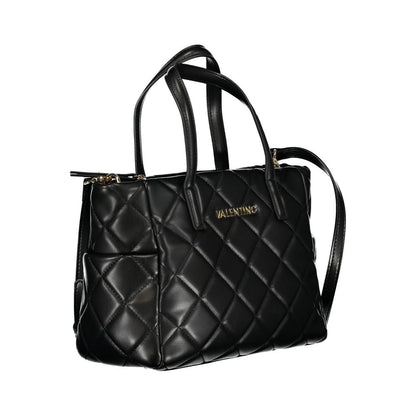 Mario Valentino Black Polyurethane Women's Handbag 1728,67403481248,Bags,Black,Handbags - Bags,Mario Valentino,New with tags,Women