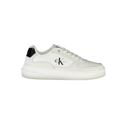 Calvin Klein White Leather Women Sneaker