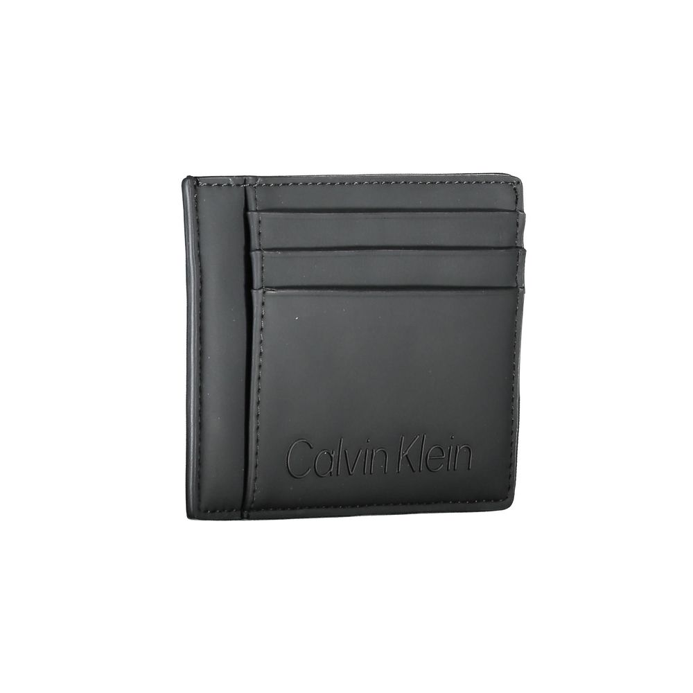 Calvin Klein Nero Polyurethane Men Cardholder