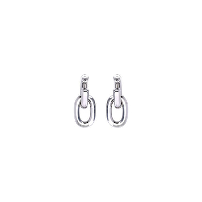 Rabanne Silver Resin Earrings Rabanne