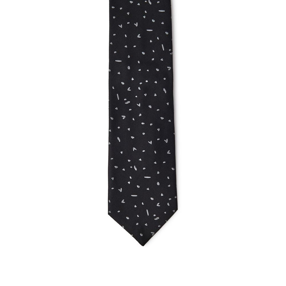 Jil Sander Black Silk Tie