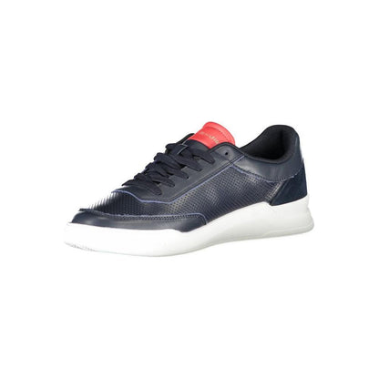 Tommy Hilfiger Blue Leather Men Sneaker