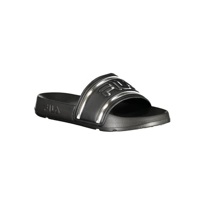 Fila Black Polyurethane Women's Slipper