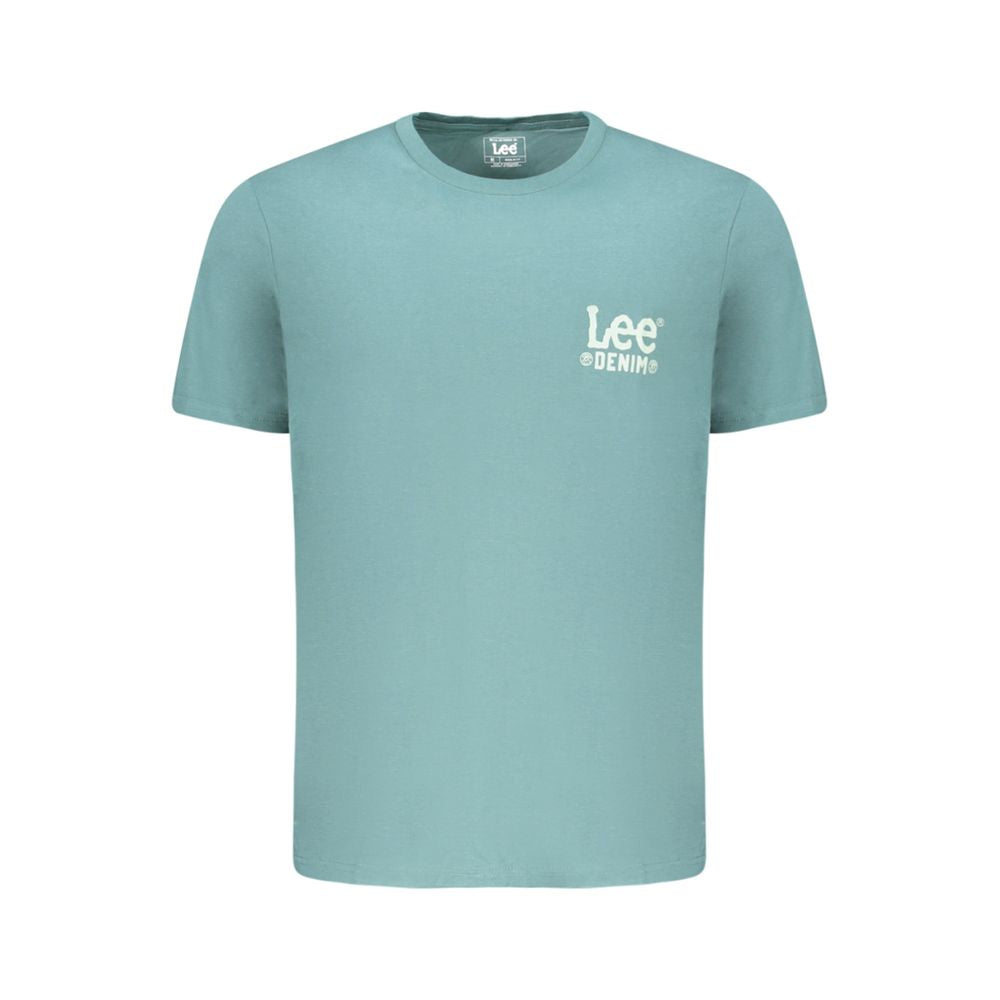 Lee Verde Cotton Men T-Shirt