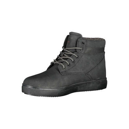 Carrera Black Polyurethane Men's Ankle Boot