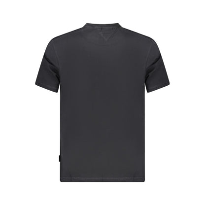 Napapijri Black Cotton Men's T-Shirt