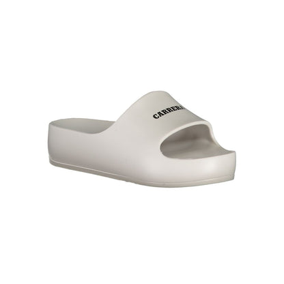 Carrera White Polyethylene Slippers Carrera