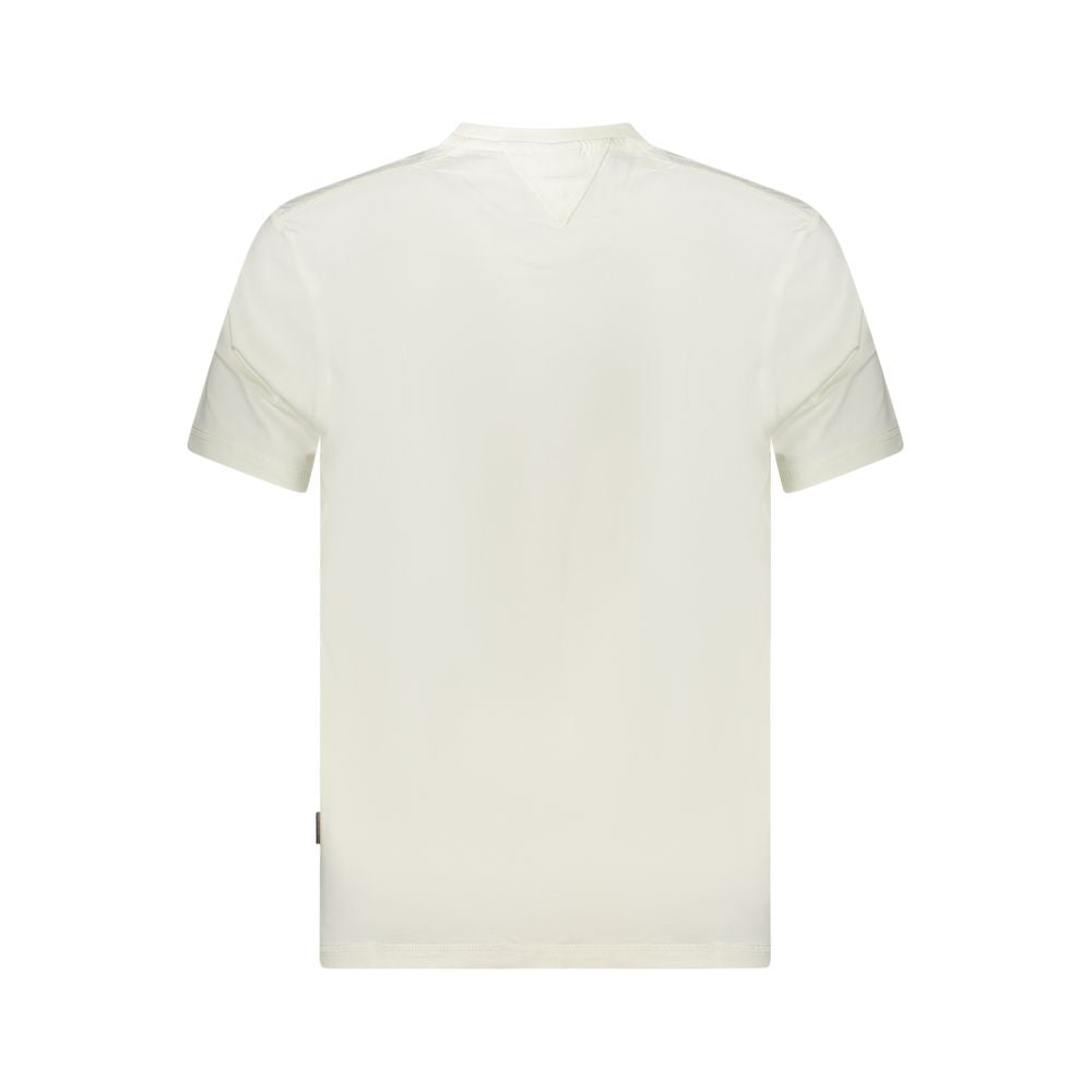 Napapijri Bianco Organic Cotton Men T-Shirt