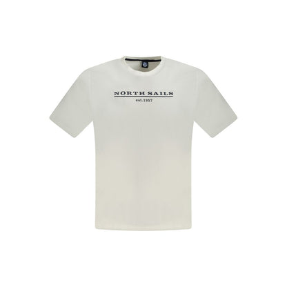 North Sails Bianco Cotton Men T-Shirt